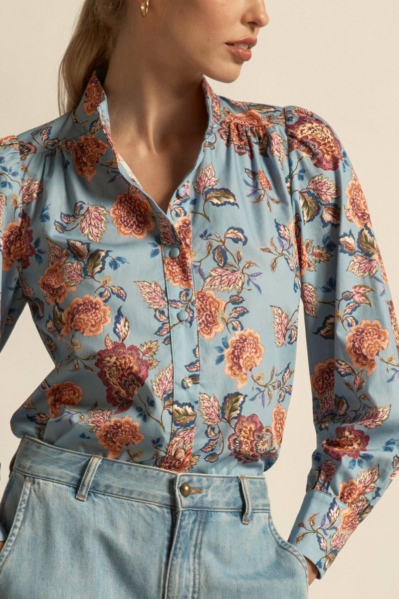 Fete Top - twilight bloom Blouse Zoe Kratzmann