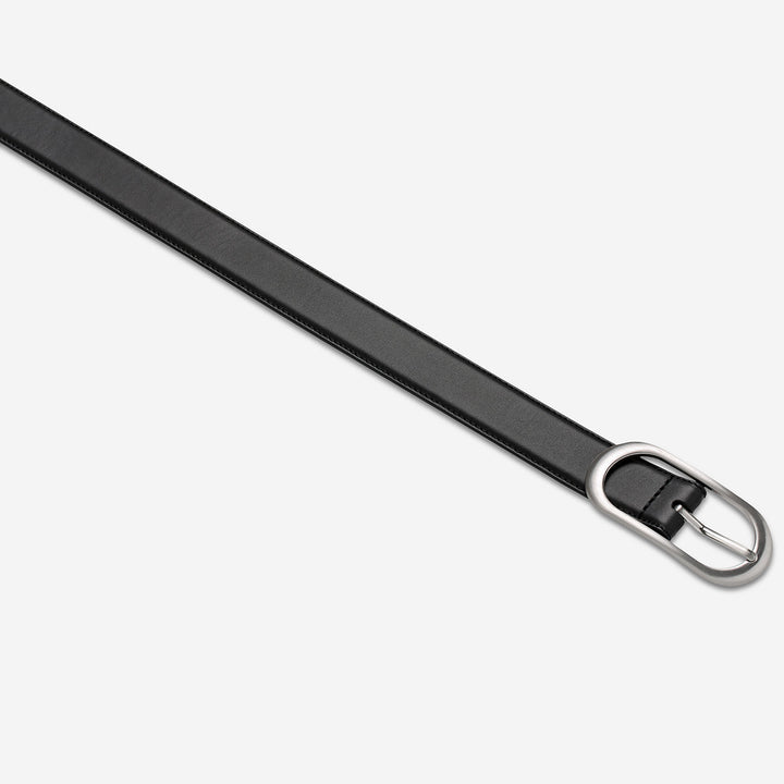 Final Loop Belt - Black Nappa/Silver - Stanleyandstone