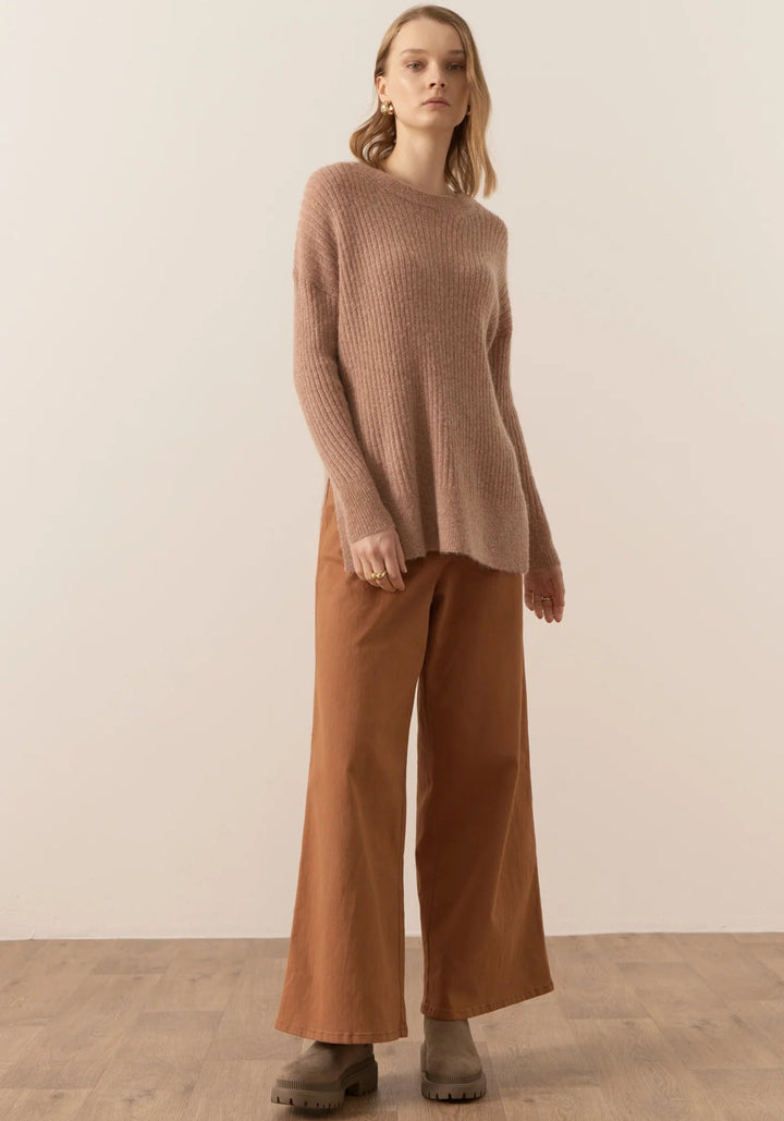 Fitch Ribbed Knit- Blush knits POL