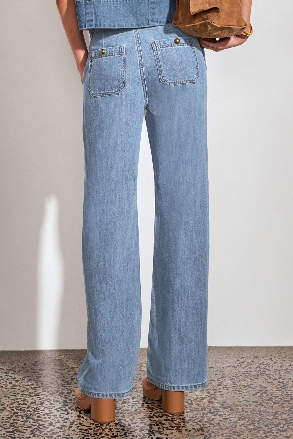 flint jean - light washed denim - Stanleyandstone