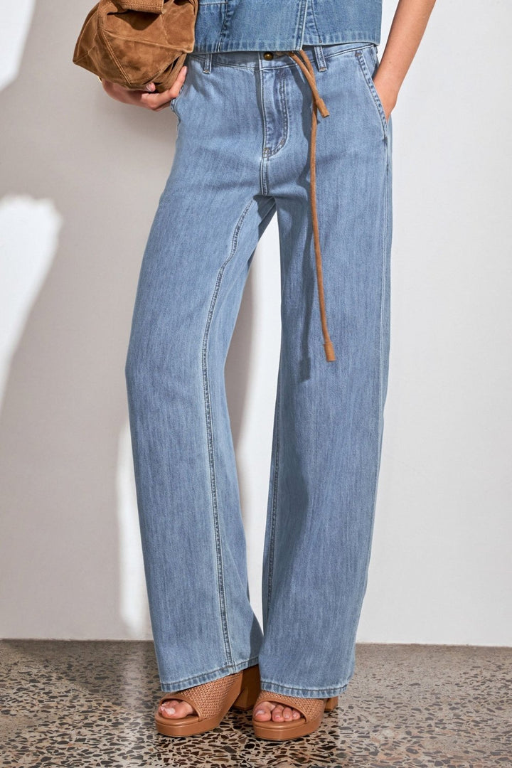 flint jean - light washed denim - Stanleyandstone
