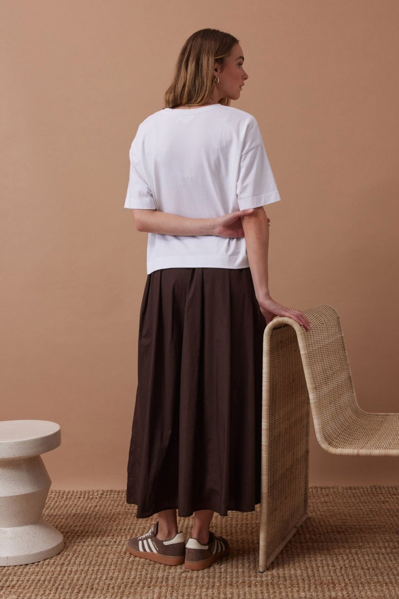 Florence Maxi Skirt - Chocolate skirt Ceres Life