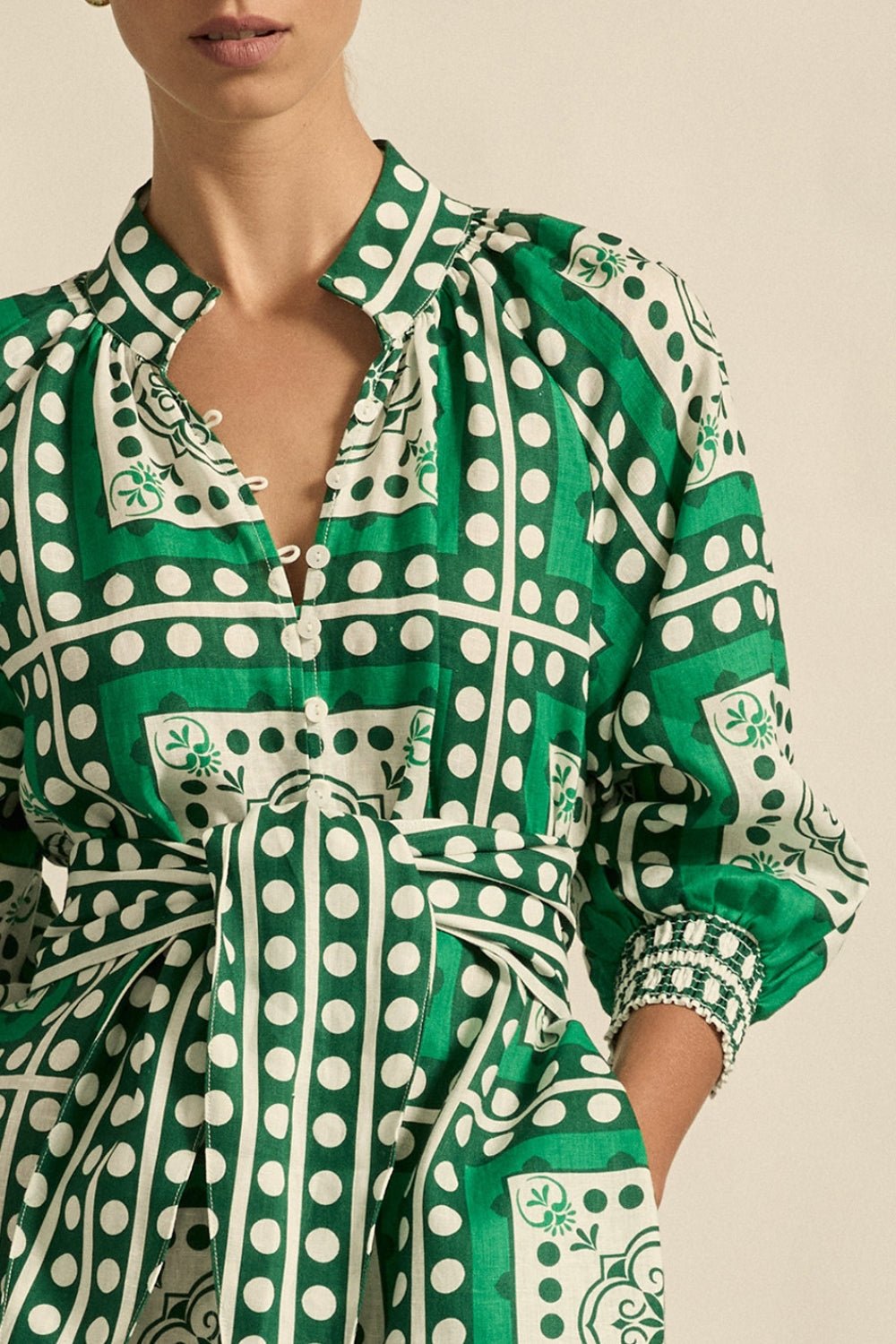 flourish dress - parrot scarf - Stanleyandstone