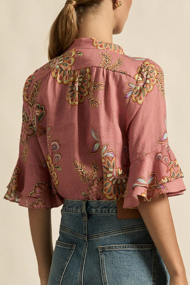 Fluctuate Top - Kgari Bloom blouse Zoe Kratzmann