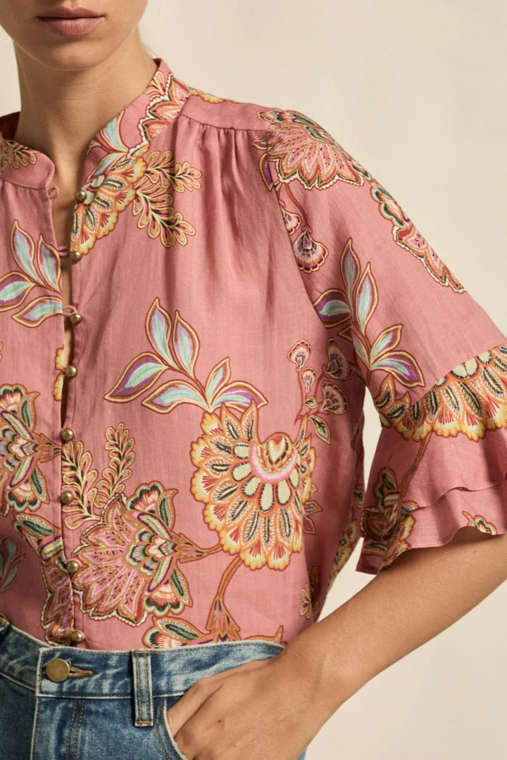 Fluctuate Top - Kgari Bloom blouse Zoe Kratzmann