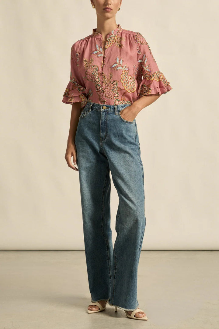 Fluctuate Top - Kgari Bloom blouse Zoe Kratzmann