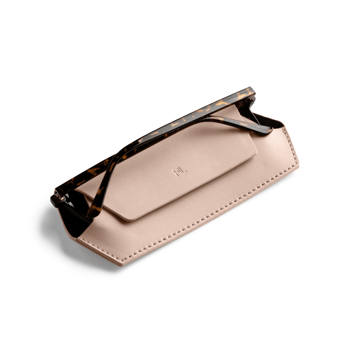 Fox and Leo glasses case - Blush Fox and Leo