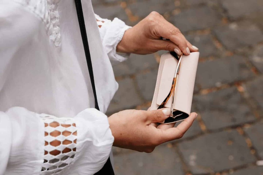 Fox and Leo glasses case - Blush Fox and Leo