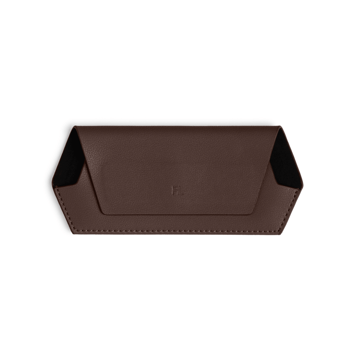 Fox and Leo glasses case - Chocolate Fox and Leo