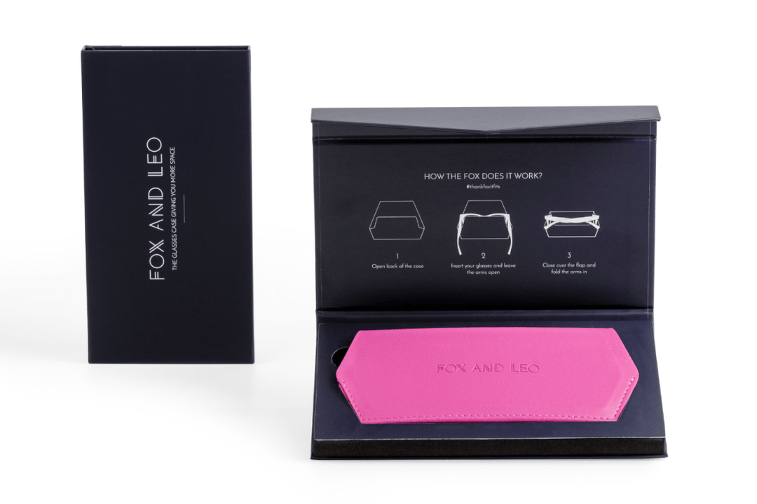 Fox and Leo glasses case - Foxy Lady Fox and Leo