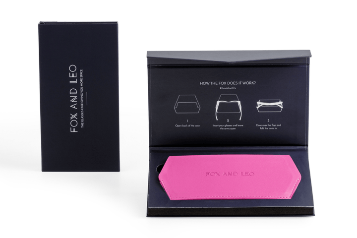 Fox and Leo glasses case - Foxy Lady Fox and Leo