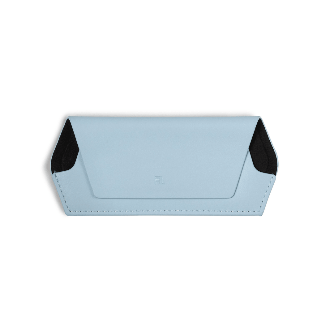Fox and Leo glasses case - Sky Blue Fox and Leo
