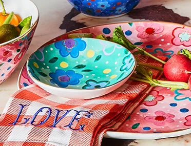 Foxy Flower Green Trinket Bowl trinket Carla Dinnage