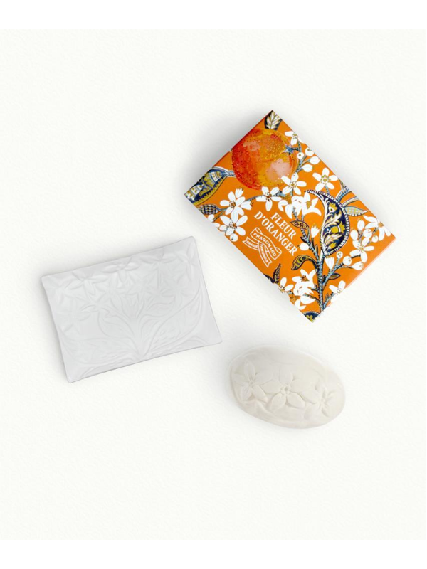 Fragonard Parfumeur Fleur d'Oranger Soap & Dish Set NEW Fragonard Parfumeur