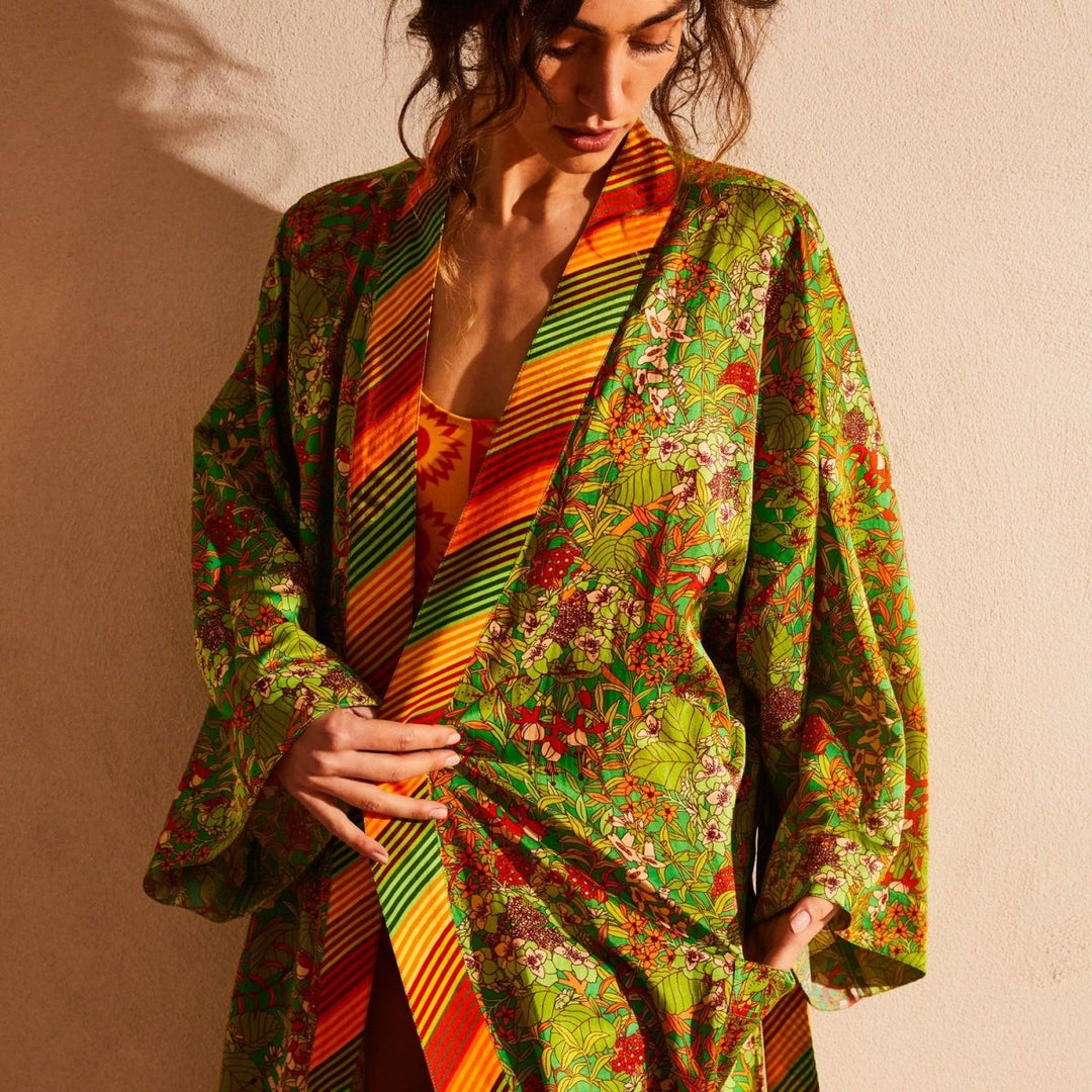 Francesca Robe sleepwear Sage &amp; Clare
