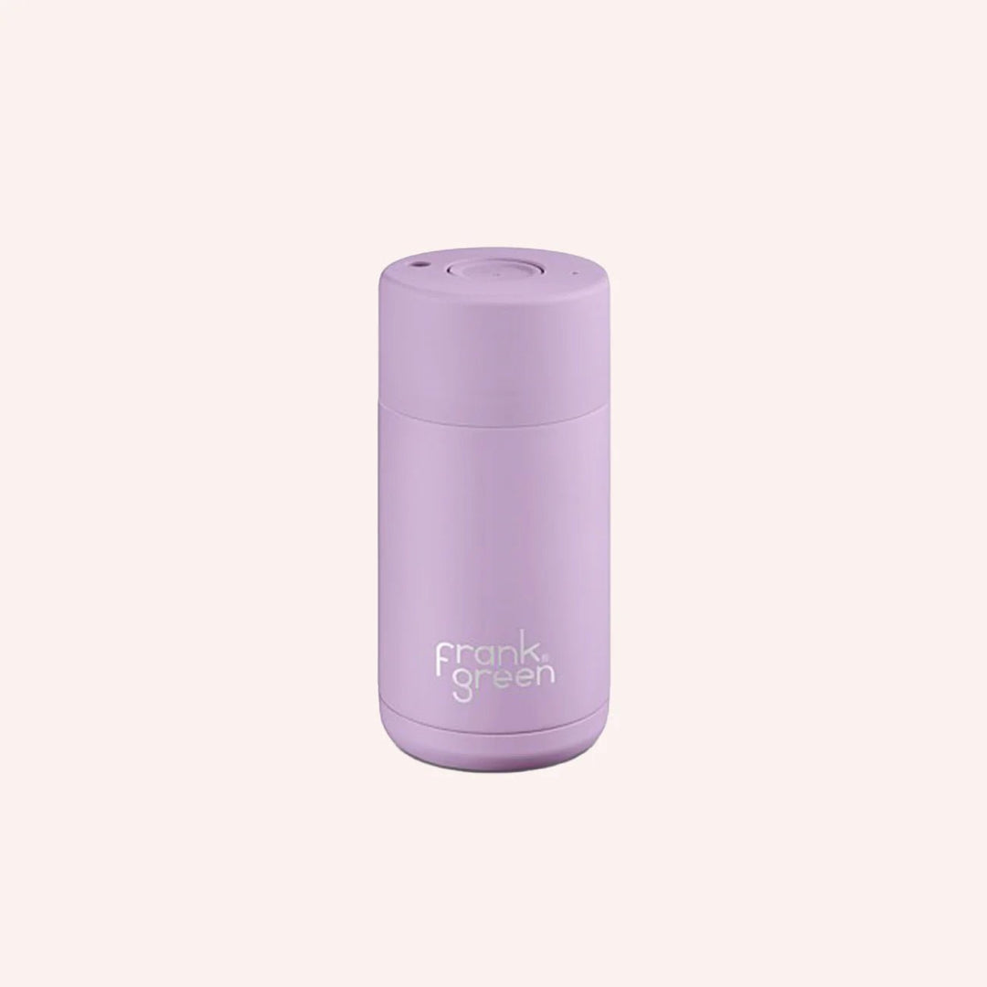Frank Green 12oz / 340ml Reusable Cup push button - Lilac Haze Drink Bottles Frank Green