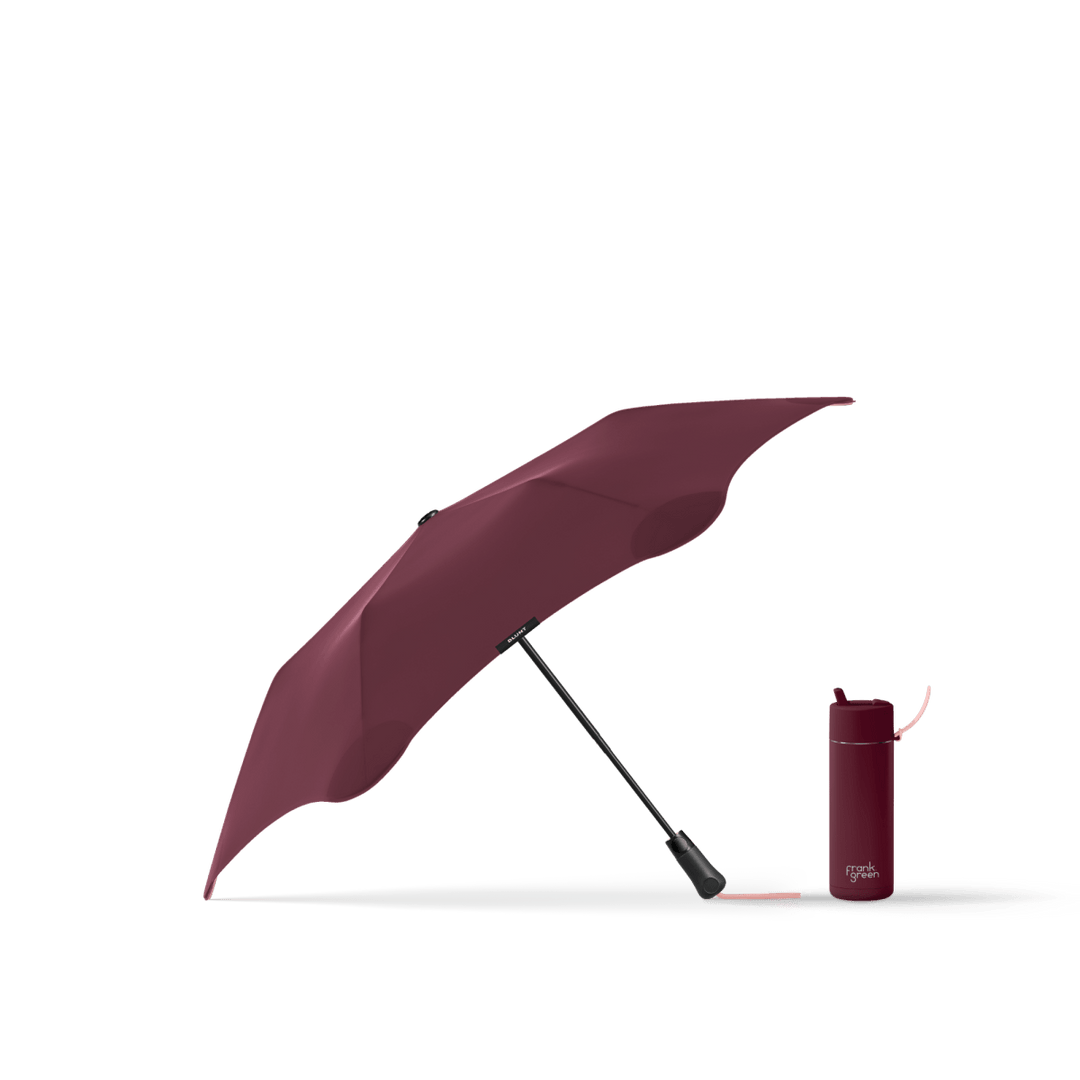Frank Green Metro Umbrella & Drink Bottle - PLUM umbrella BLUNT Umbrellas