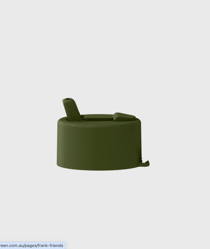 Frank Green NEW Flip Straw Lid Pack - All colours frank green Frank Green khaki