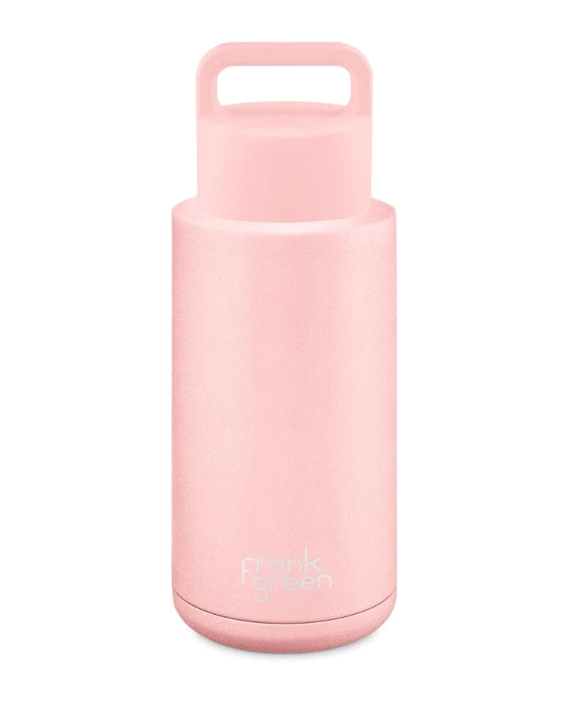 34oz Stainless Steel Ceramic Reusable Bottle (Grip Finish) Blushed with Grip Lid Blushed General Frank Green   