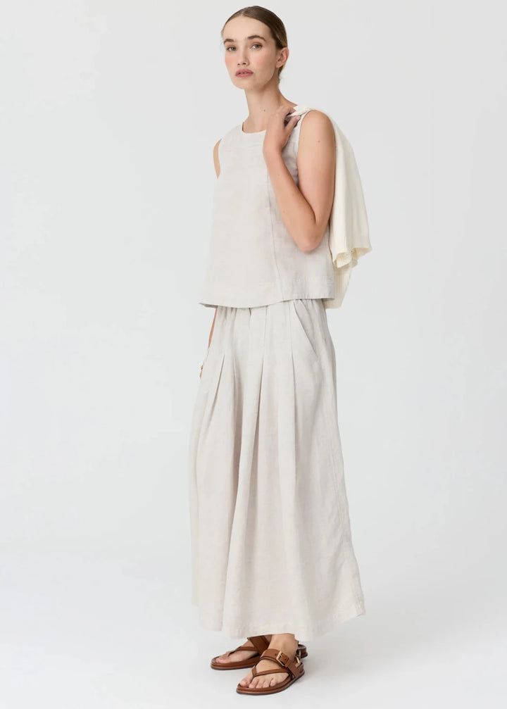 Frankie Button Tank - Natural - Stanleyandstone