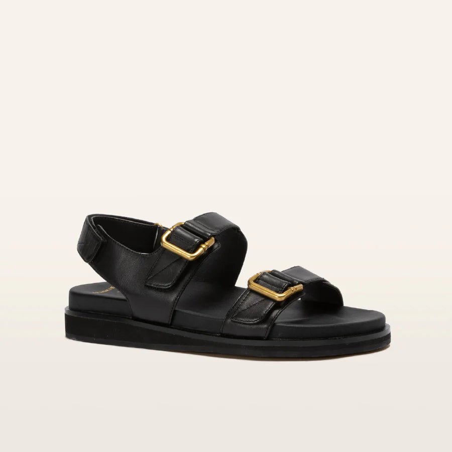 Frankie4 Thompson Black Sandal Shoes FRANKIE4