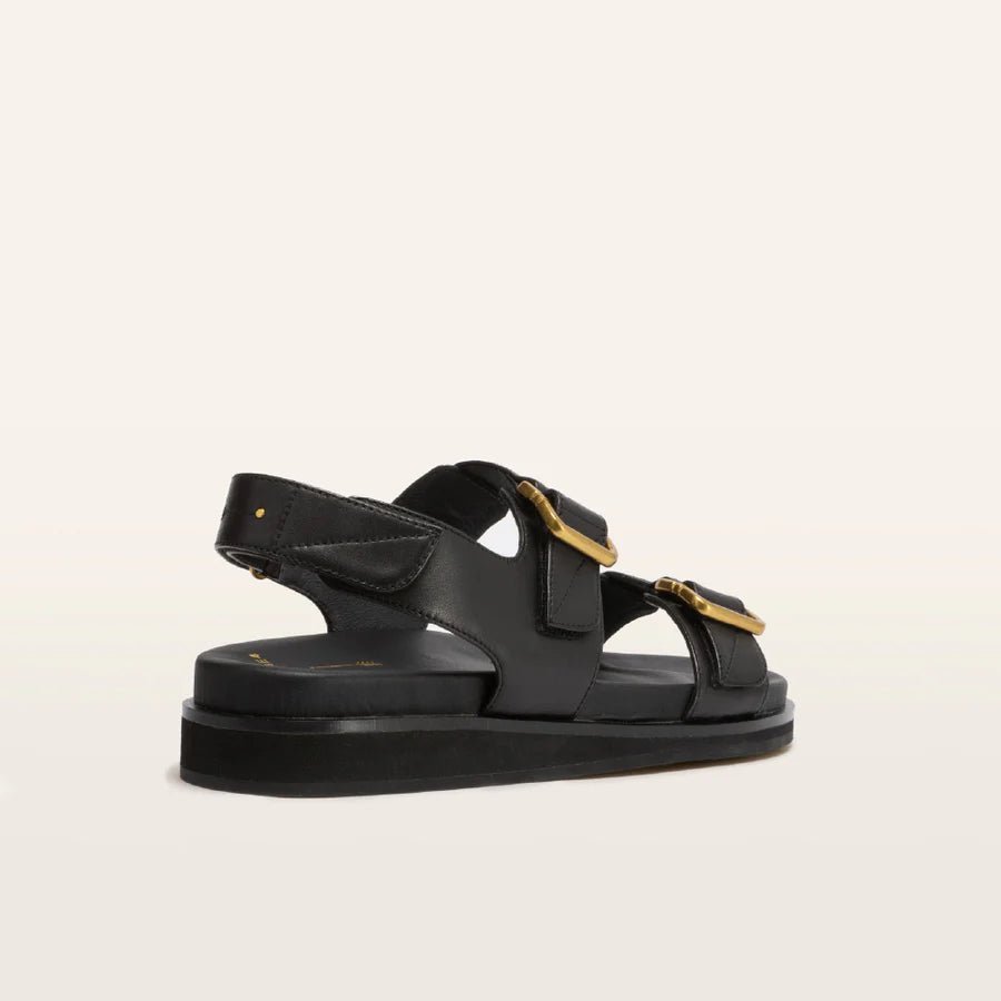 Frankie4 Thompson Black Sandal Shoes FRANKIE4