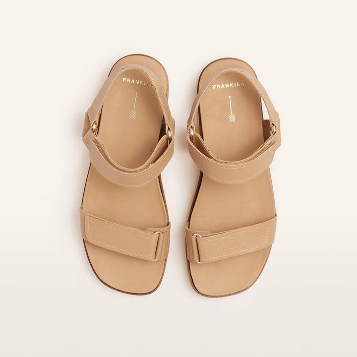 Frankie4 Zane Camel Grain Sandal Shoes FRANKIE4