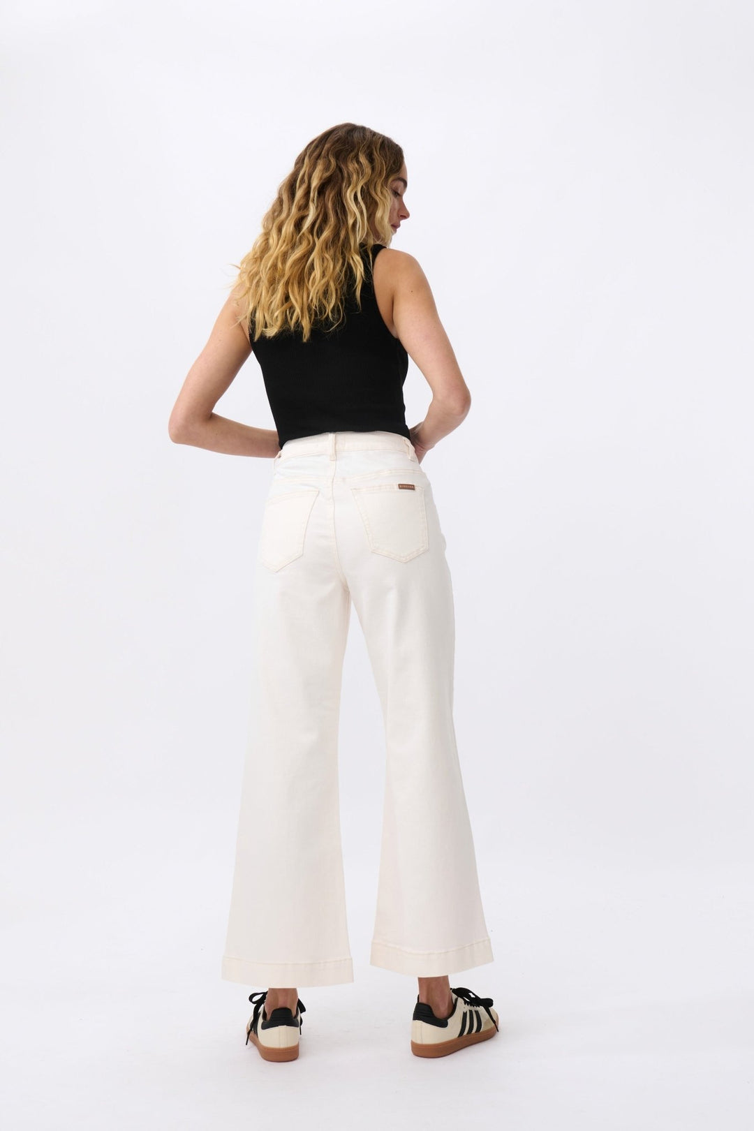Freya Jean - Ecru Denim Kireina