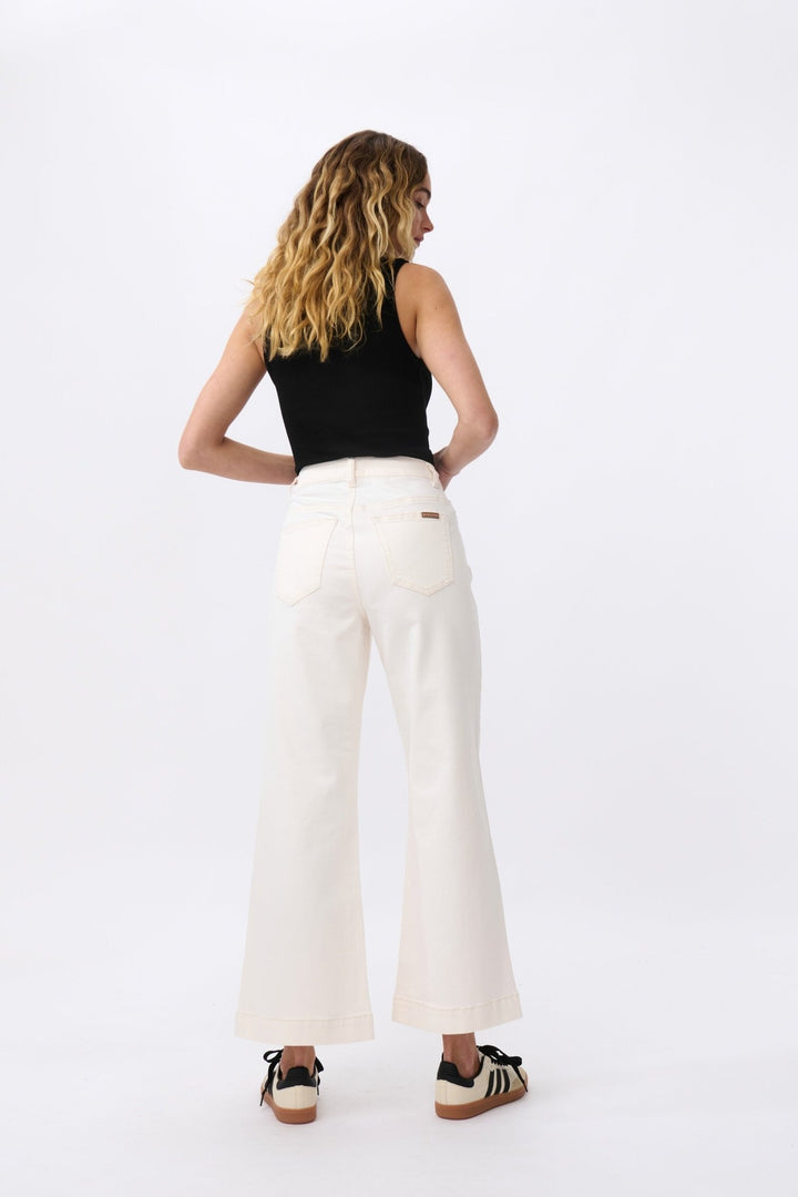 Freya Jean - Ecru Denim Kireina