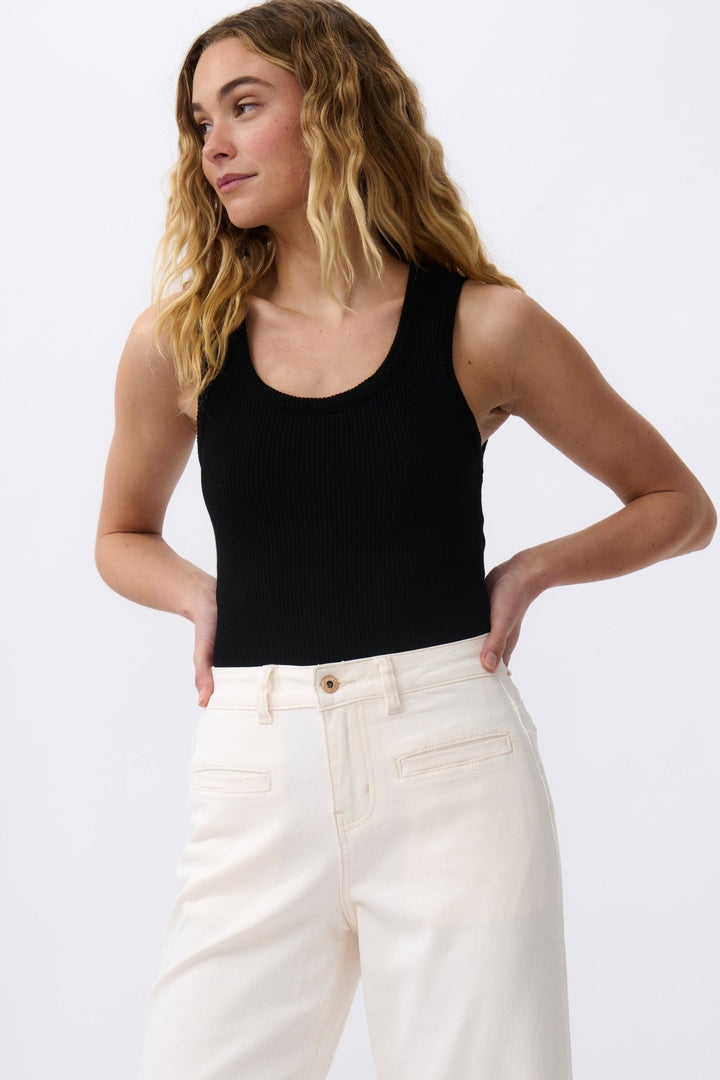 Freya Jean - Ecru Denim Kireina