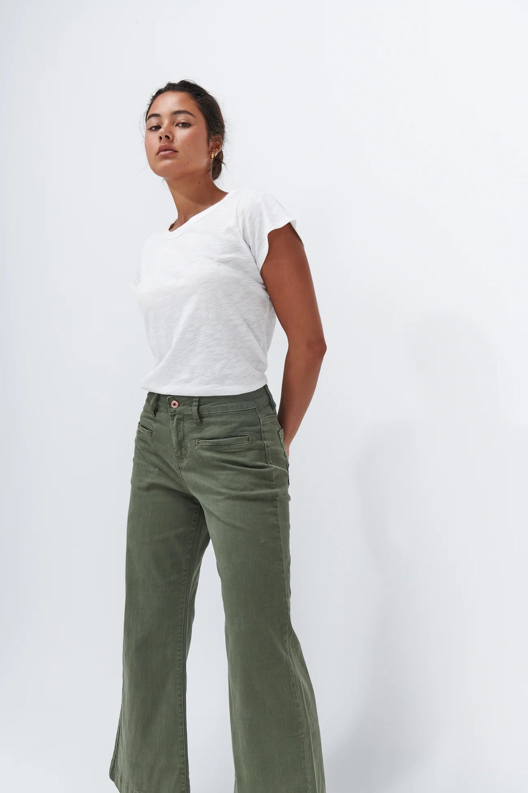 FREYA JEAN - Khaki JEANS Kireina