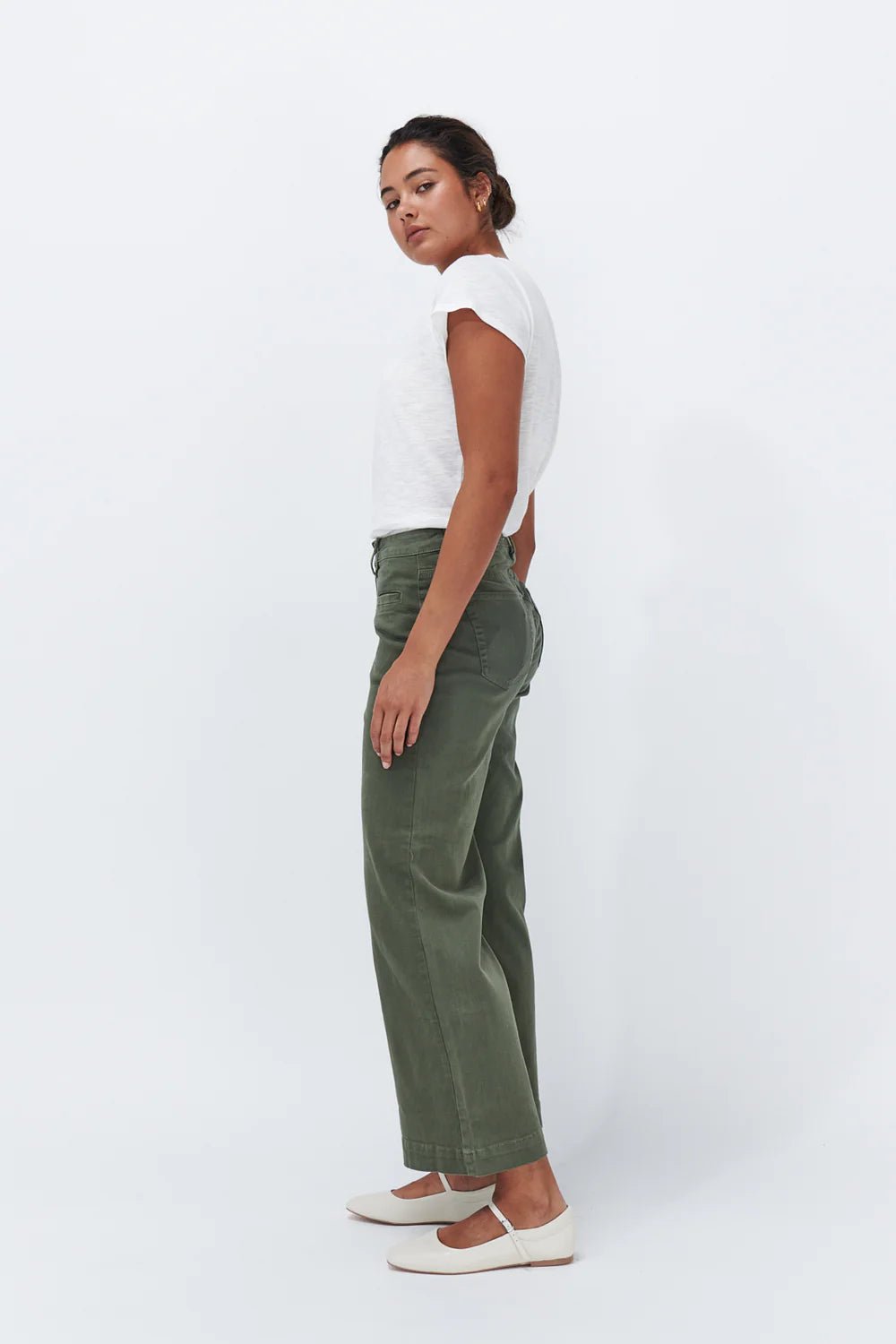 FREYA JEAN - Khaki JEANS Kireina