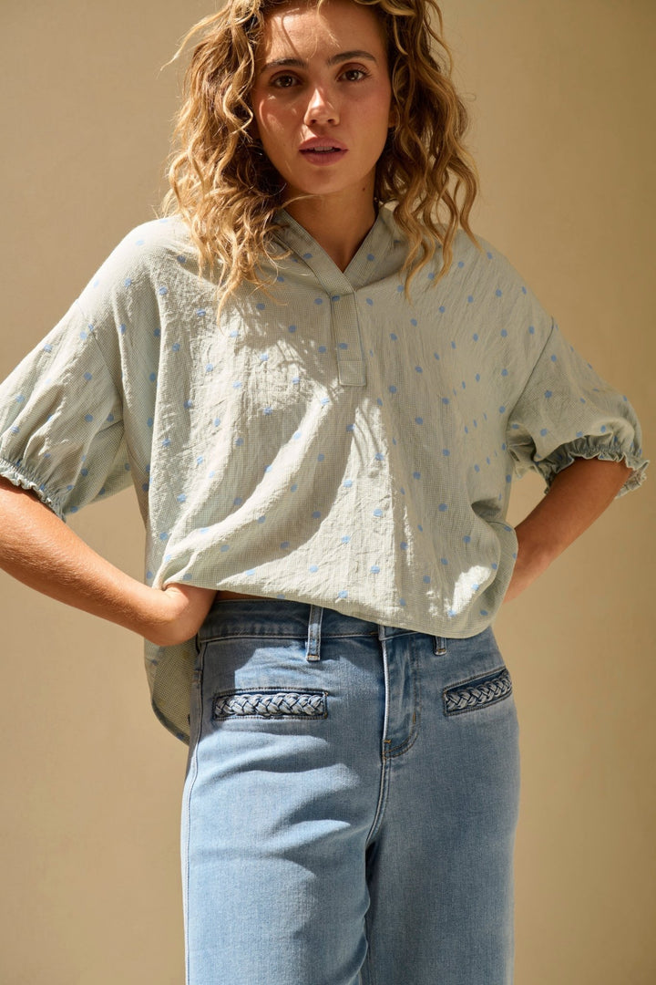 Freya Jean | Plait Pocket - 70s Blue - Stanleyandstone