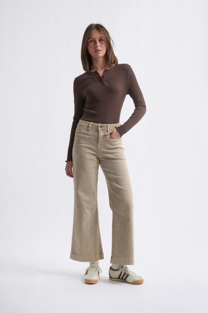 Freya Jean | Plait Pocket - Arizona Wash JEANS Kireina