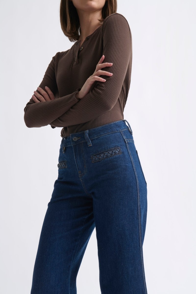 Freya Jean | Plait Pocket - Palisade Blue Kireina Australia