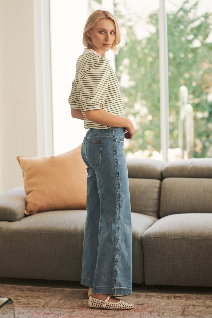 Freya Jean | Scallop Seam - 70s Blue Jean Kireina