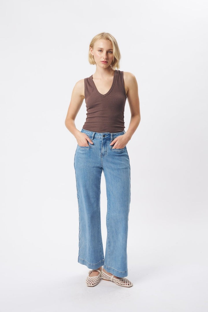 Freya Jean | Scallop Seam - 70s Blue Jean Kireina