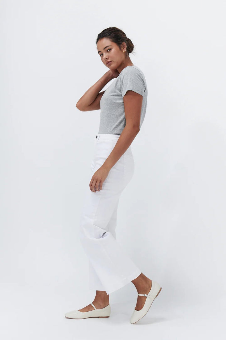 FREYA JEAN - Snow white JEANS Kireina