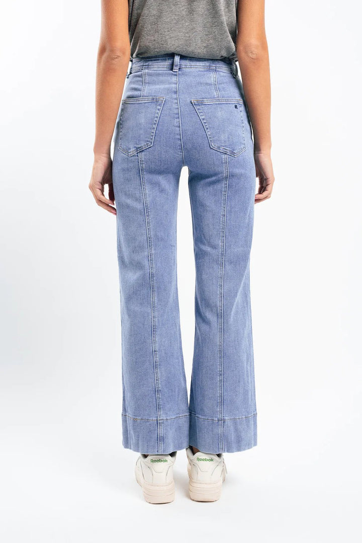 Freya Jean Waterfall -Drop Hem JEANS Kireina