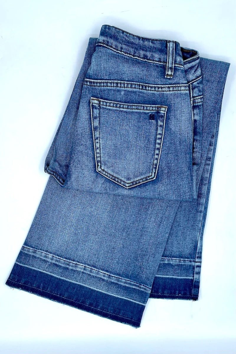 Freya Jean Waterfall -Drop Hem JEANS Kireina
