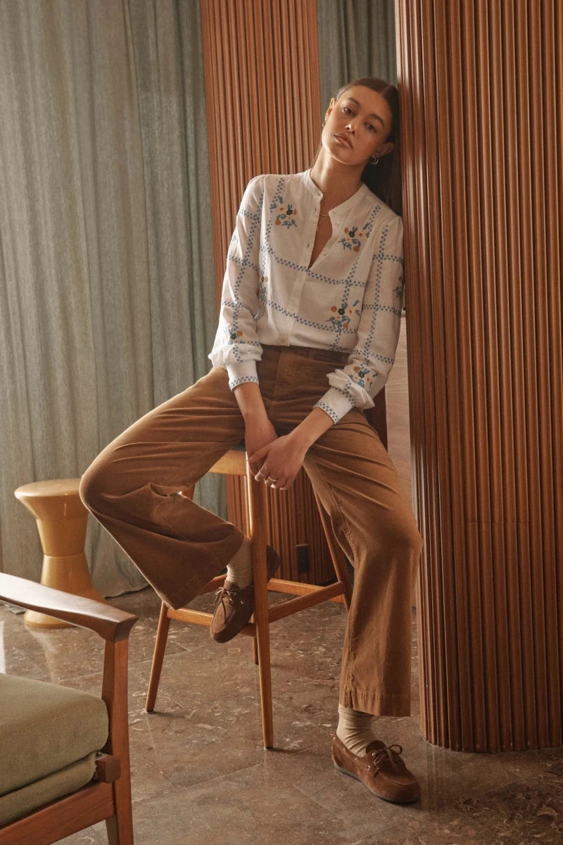 Freya Velvet Jean - Toffee Jeans Kireina