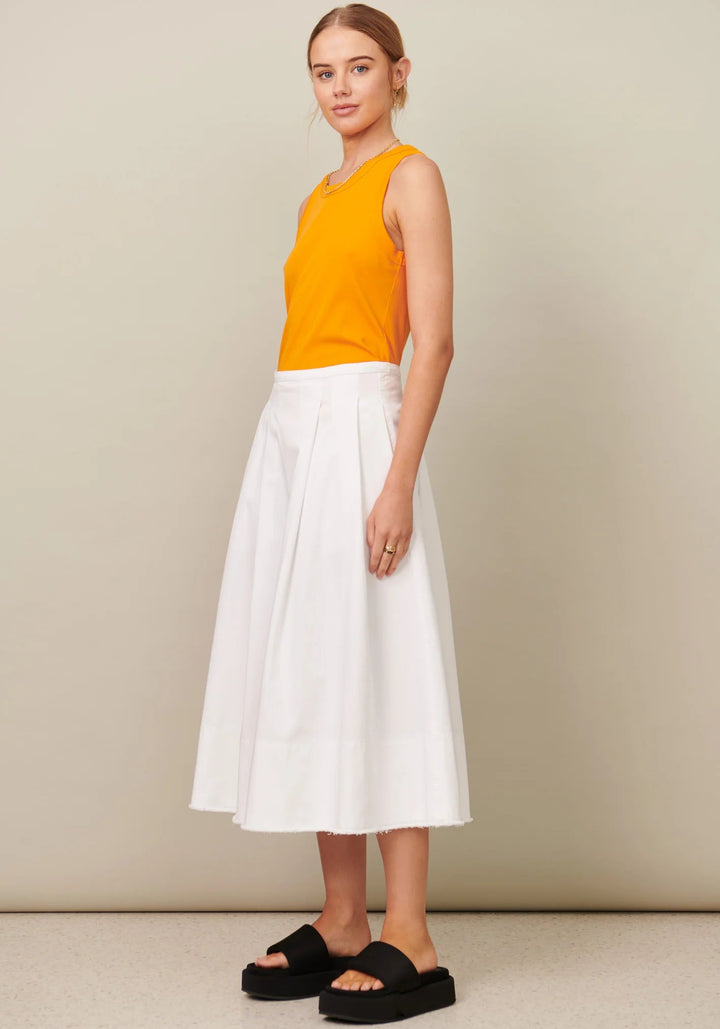 Fringe Skirt - White Skirts POL