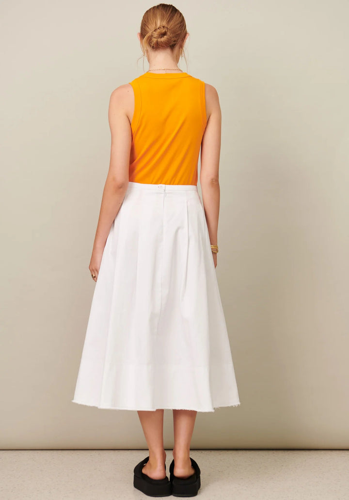 Fringe Skirt - White Skirts POL