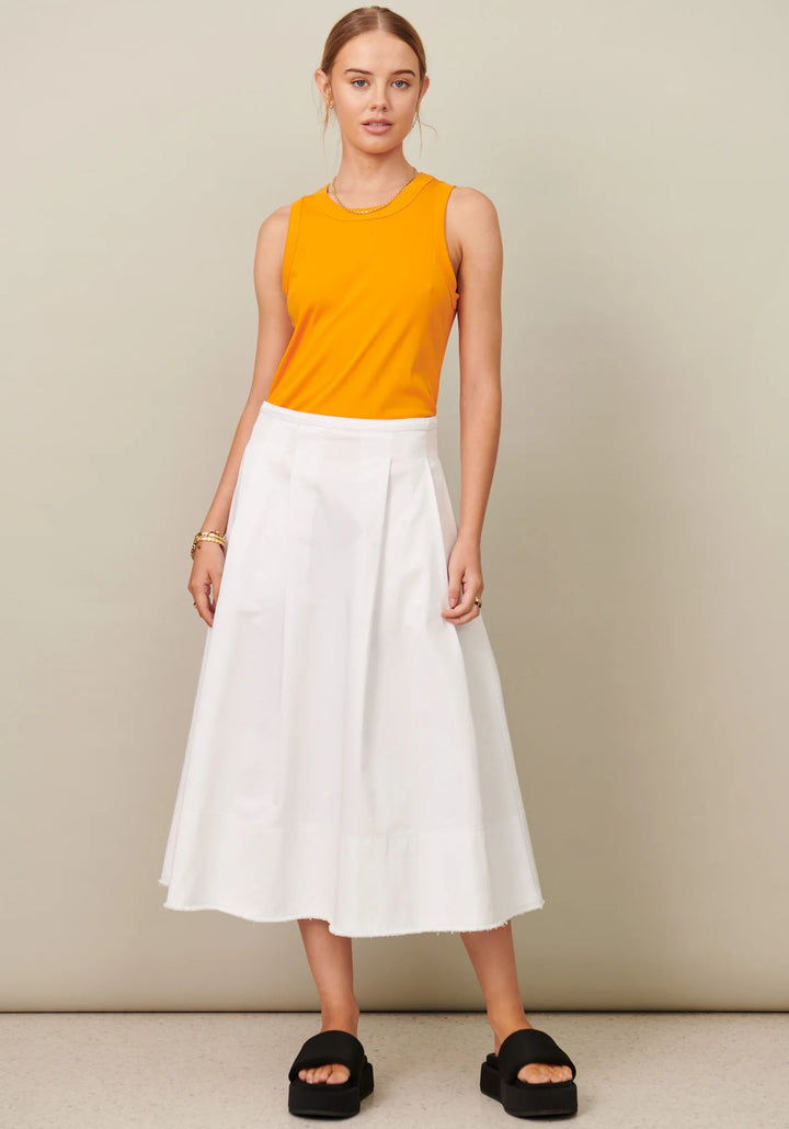 Fringe Skirt - White Skirts POL