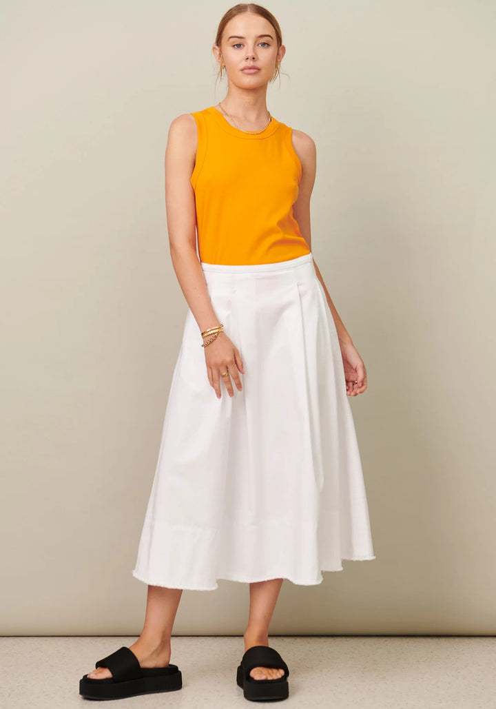Fringe Skirt - White Skirts POL