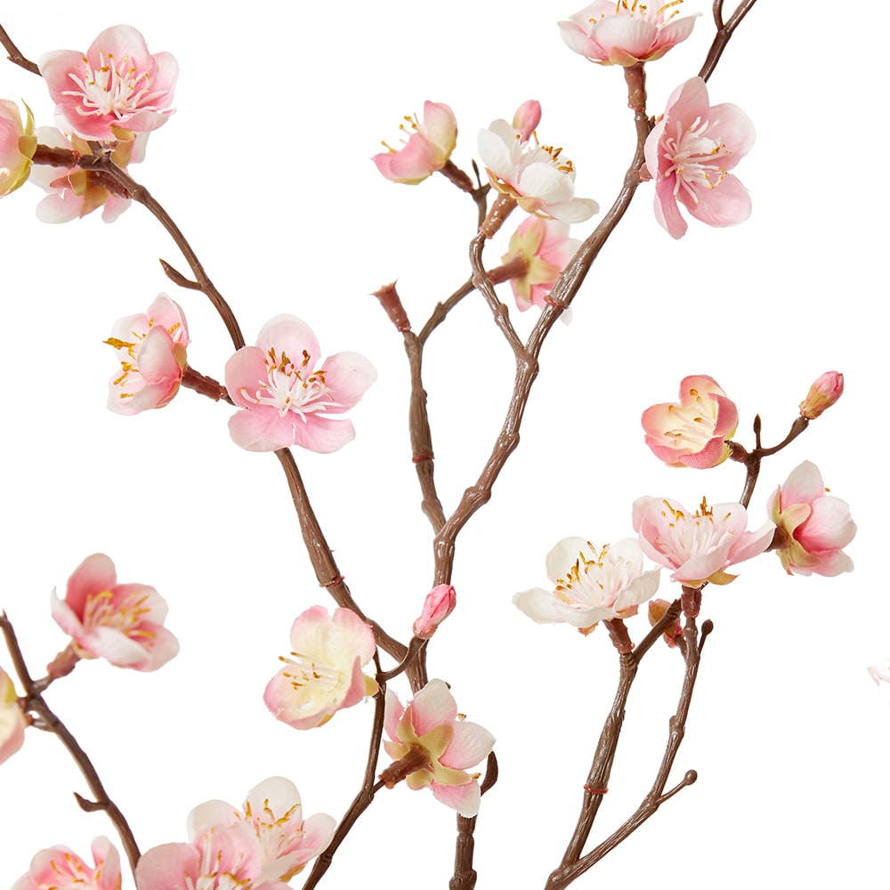 Blossom Plum Spray Pink - 28 x 14 x 89cm artificial plant Elme Living