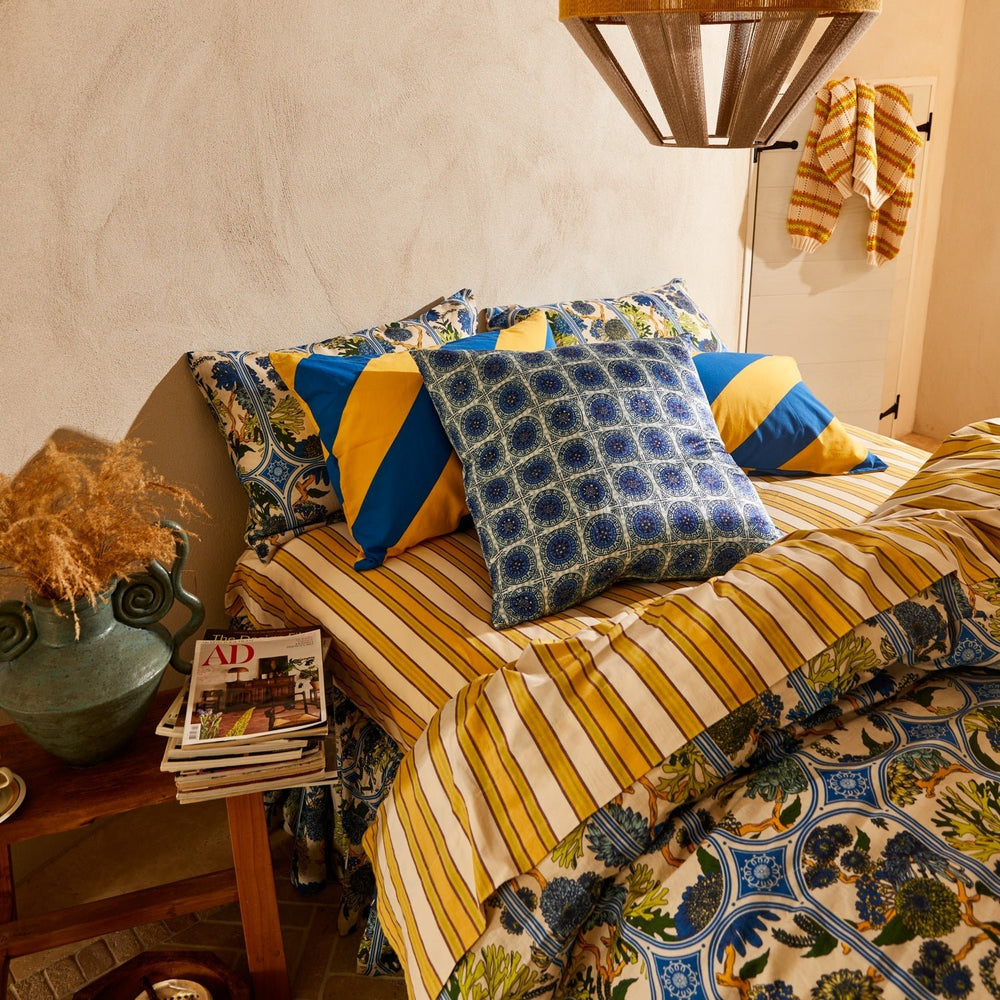 Gabriella Cushion - Azure - Stanleyandstone