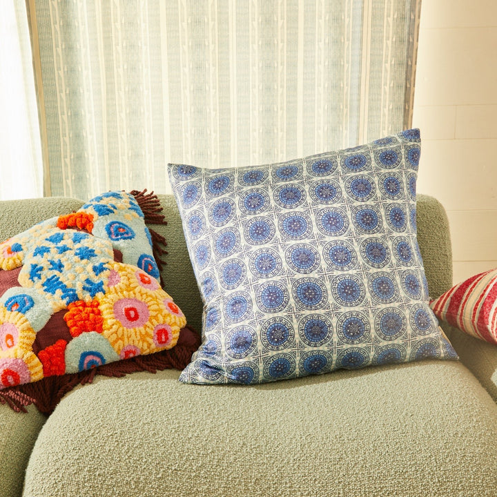 Gabriella Cushion - Azure - Stanleyandstone