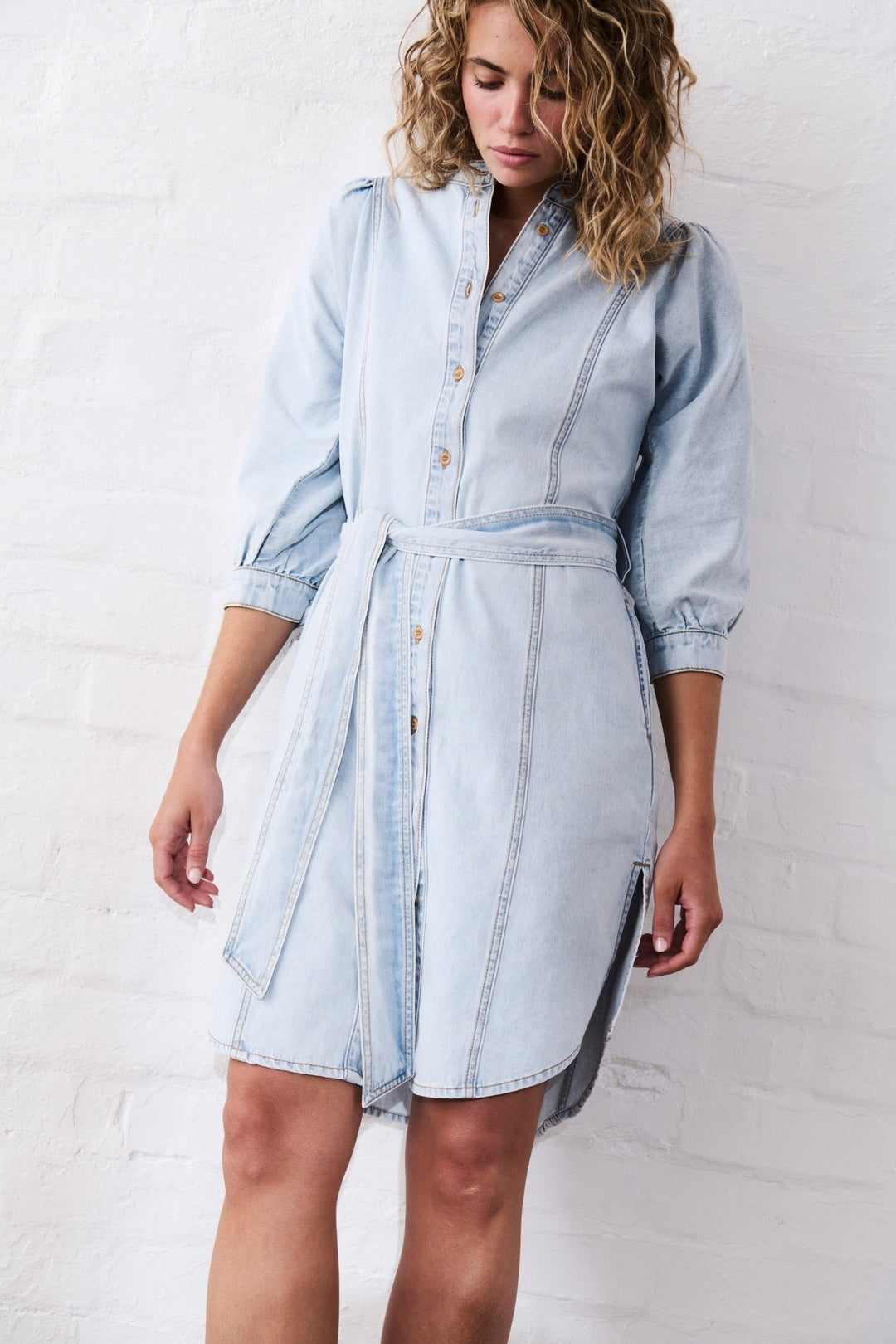Gabriella Dress - Sky Blue Kireina
