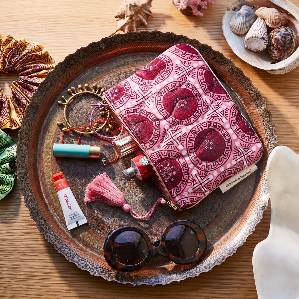 Gabriella Pouch - Hibiscus - Stanleyandstone